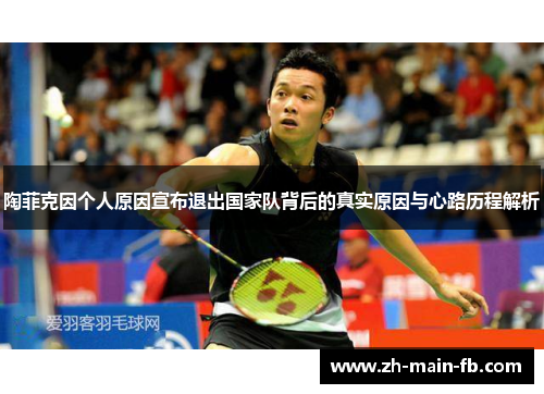 陶菲克因个人原因宣布退出国家队背后的真实原因与心路历程解析